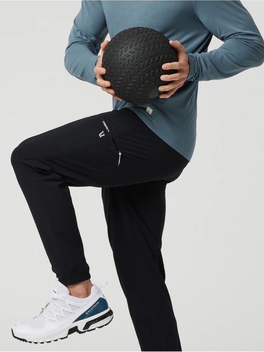 Vuori Black Fleet Sport Jogger 30"